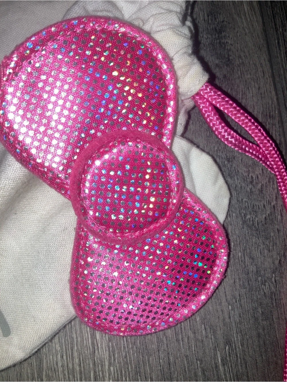 Hello Kitty-Inspired Pink Bow Drawstring Kids Pouch